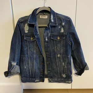 Worn once! Oversized denim jacket